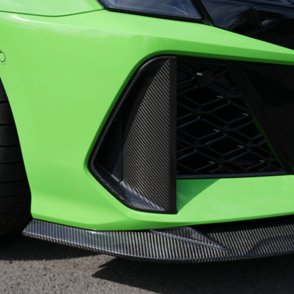 Audi RS3 8Y.5 Carbon Fiber Front Bumper Inlet Ducts Replacement