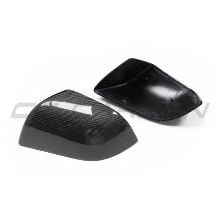 TESLA MODEL 3 2017-2023 CARBON FIBRE MIRRORS-Accessories-CT CARBON-CT Carbon - High-quality carbon fiber and gloss black aerodynamic parts for premium sports and luxury vehicles.