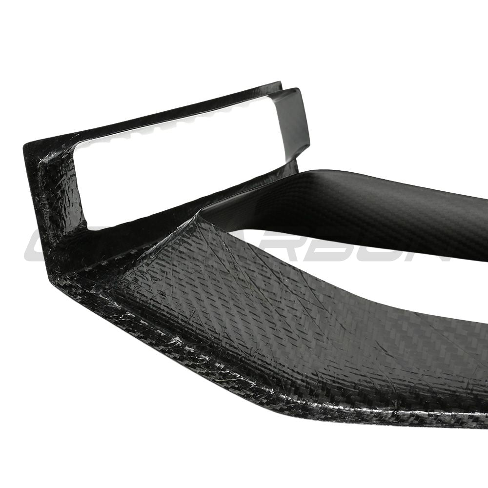 BMW X3M/X4M F97/F98 LCI 2022+ CARBON FIBRE FRONT BUMPER MIDDLE TRIM-Accessories-CT CARBON-CT Carbon - High-quality carbon fiber and gloss black aerodynamic parts for premium sports and luxury vehicles.