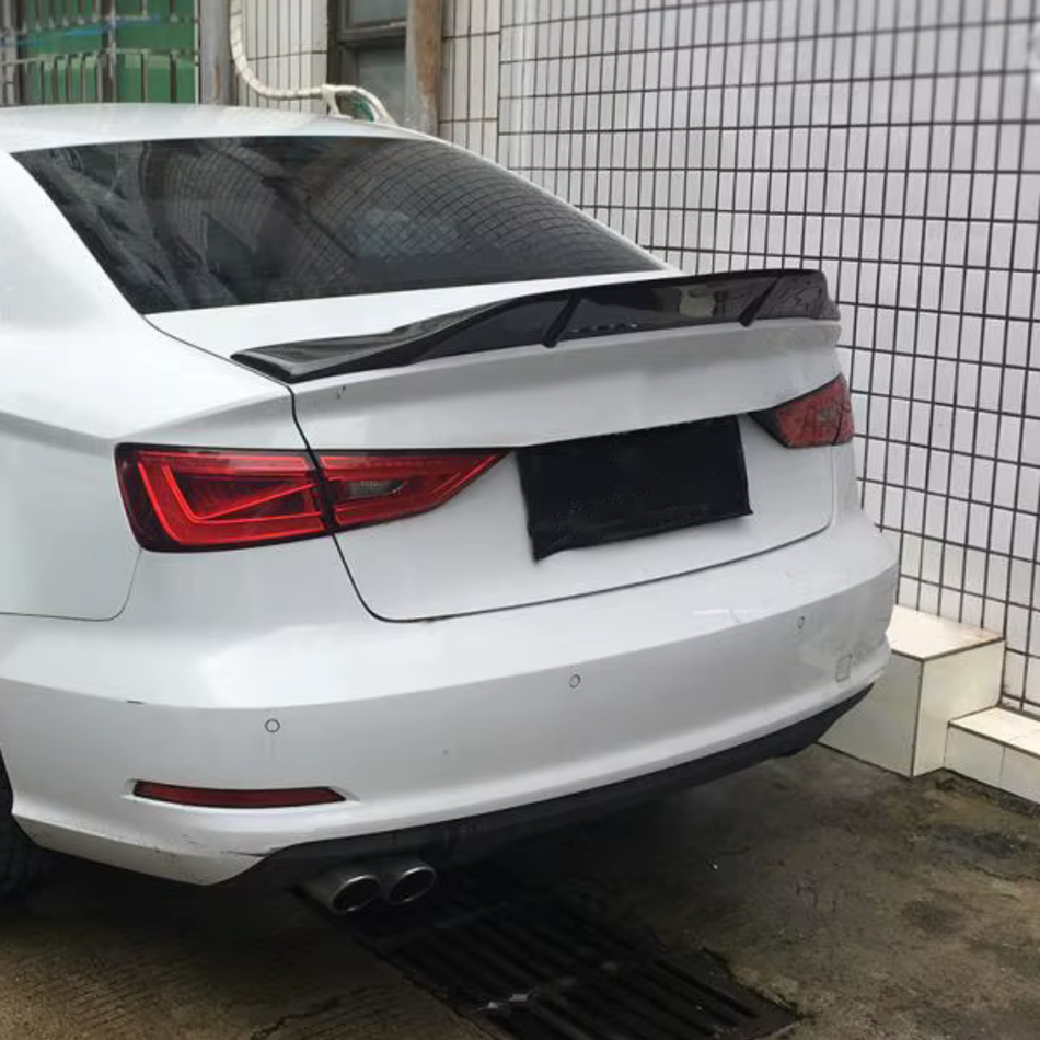 Audi A3/S3/RS3 8V and 8V.5 Sedan Carbon Fiber Rear Wing Spoiler V2