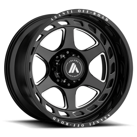 Asanti Off Road AB816 ANVIL 20x10 ET-18 6x139.7 Gloss Black Milled