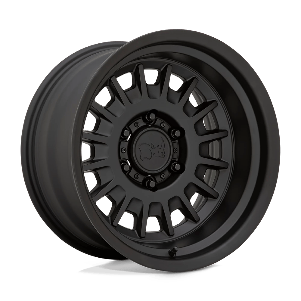 Black Rhino Hard Alloys ALISO 17x8 ET0 6x114.3 Matte Black