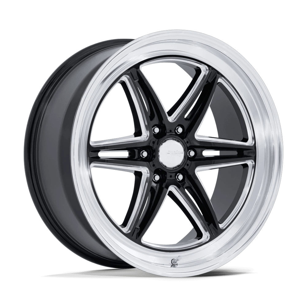 American Racing AR953 GROOVE 6 DRAG 17x10 ET35 6x139.7 Gloss Black Milled w/ Diamond Cut Lip