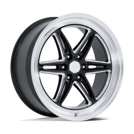 American Racing AR953 GROOVE 6 DRAG 22x9.5 ET25 6x139.7 Gloss Black Milled w/ Diamond Cut Lip