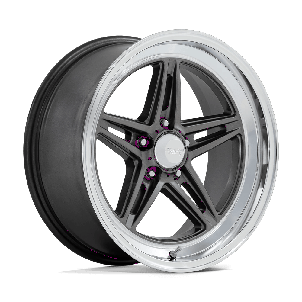 American Racing Vintage VN514 GROOVE 20x10 ET6 5x127 Anthracite w/ Diamond Cut Lip