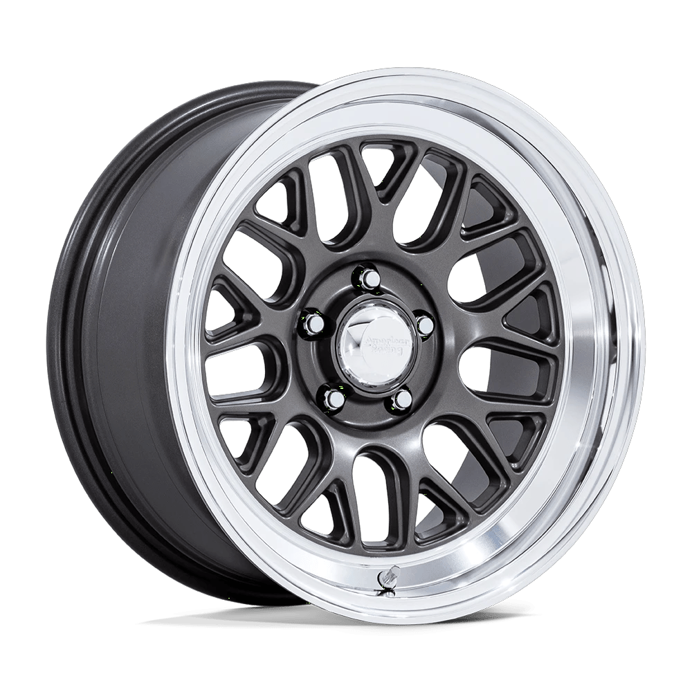 American Racing Vintage VN516 G-FORCE 18x9 ET6 5x120.6 Matte Anthracite w/ Diamond Cut Lip