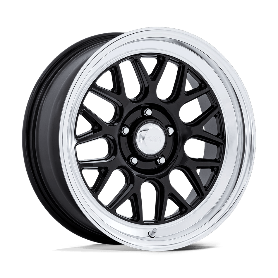 American Racing Vintage VN516 G-FORCE 17x9 ET24 5x114.3 Gloss Black w/ Diamond Cut Lip