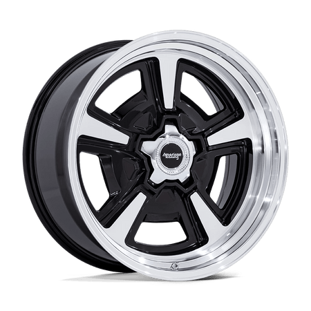 American Racing Vintage VN517 MARAUDER 22x10 ET6 5x120.6 Gloss Black Machined w/ Diamond Cut Lip