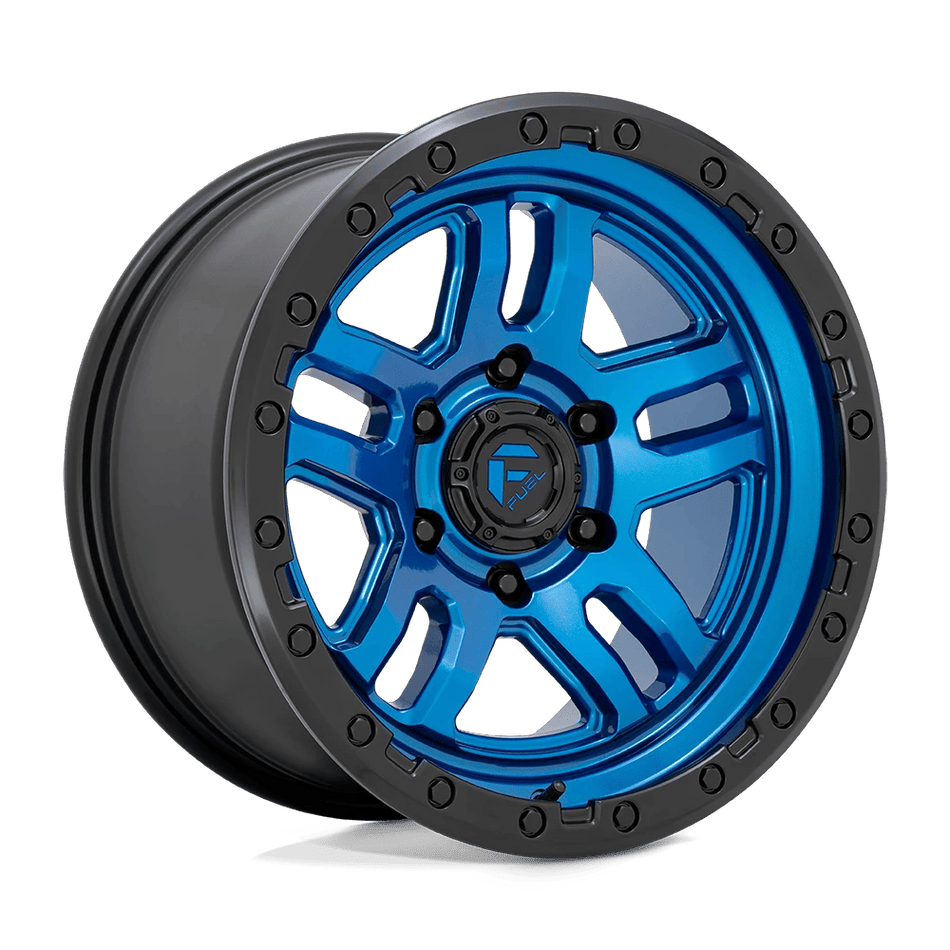 Fuel 1PC D790 AMMO 20x10 ET-18 6x135 Blue w/ Black Lip