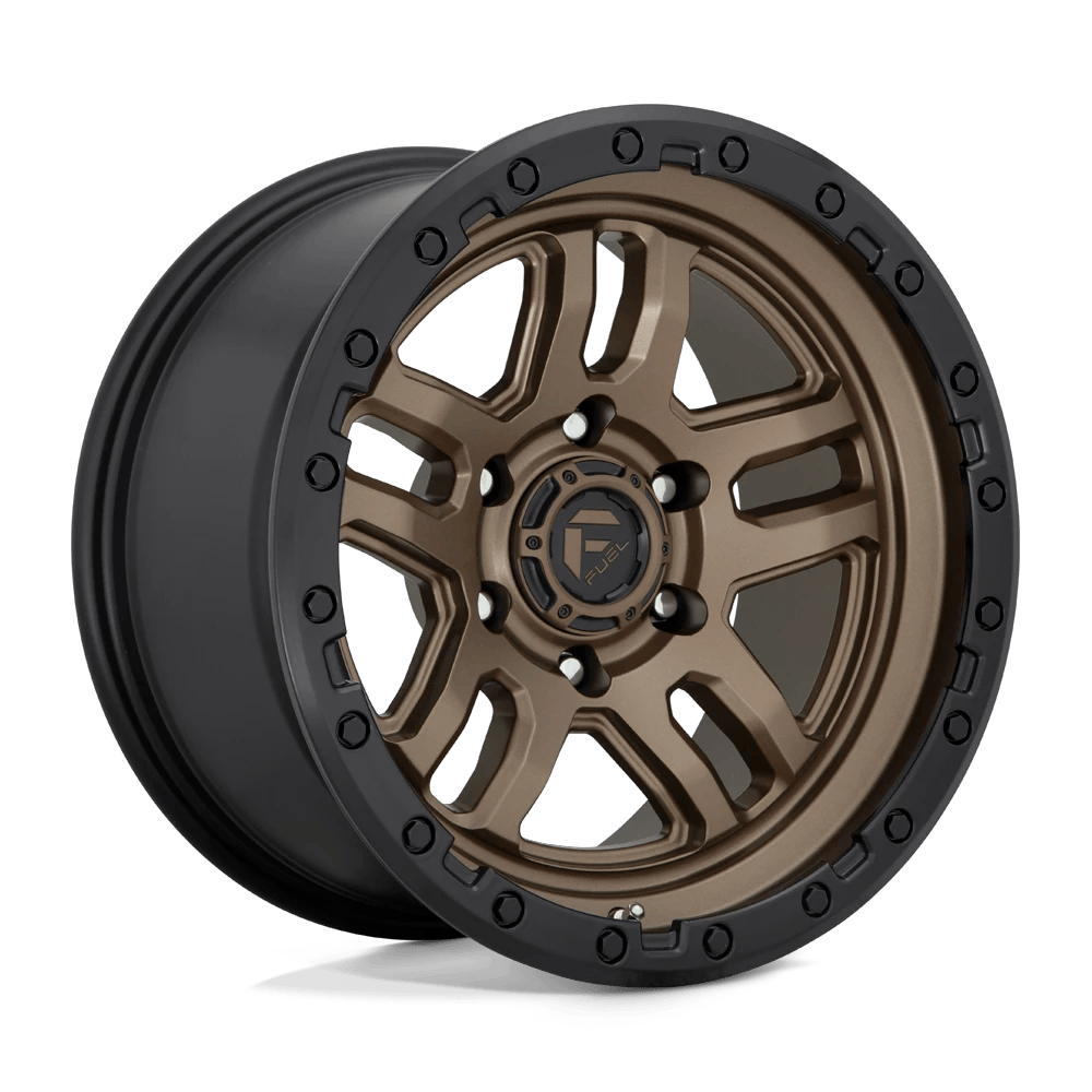 Fuel 1PC D702 AMMO 17x9 ET-12 5x127 Matte Bronze Black Bead Ring