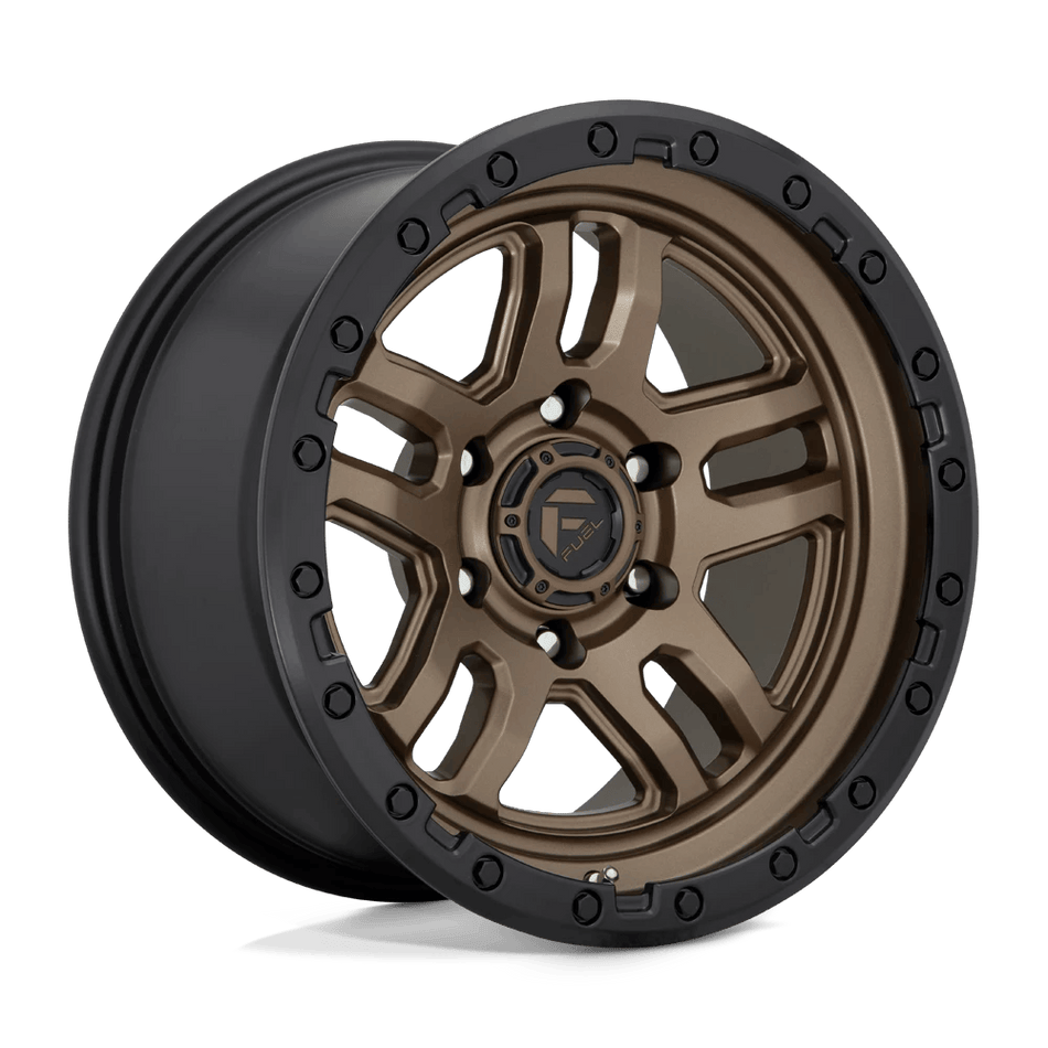 Fuel 1PC D702 AMMO 17x9 ET1 6x114.3 Matte Bronze Black Bead Ring