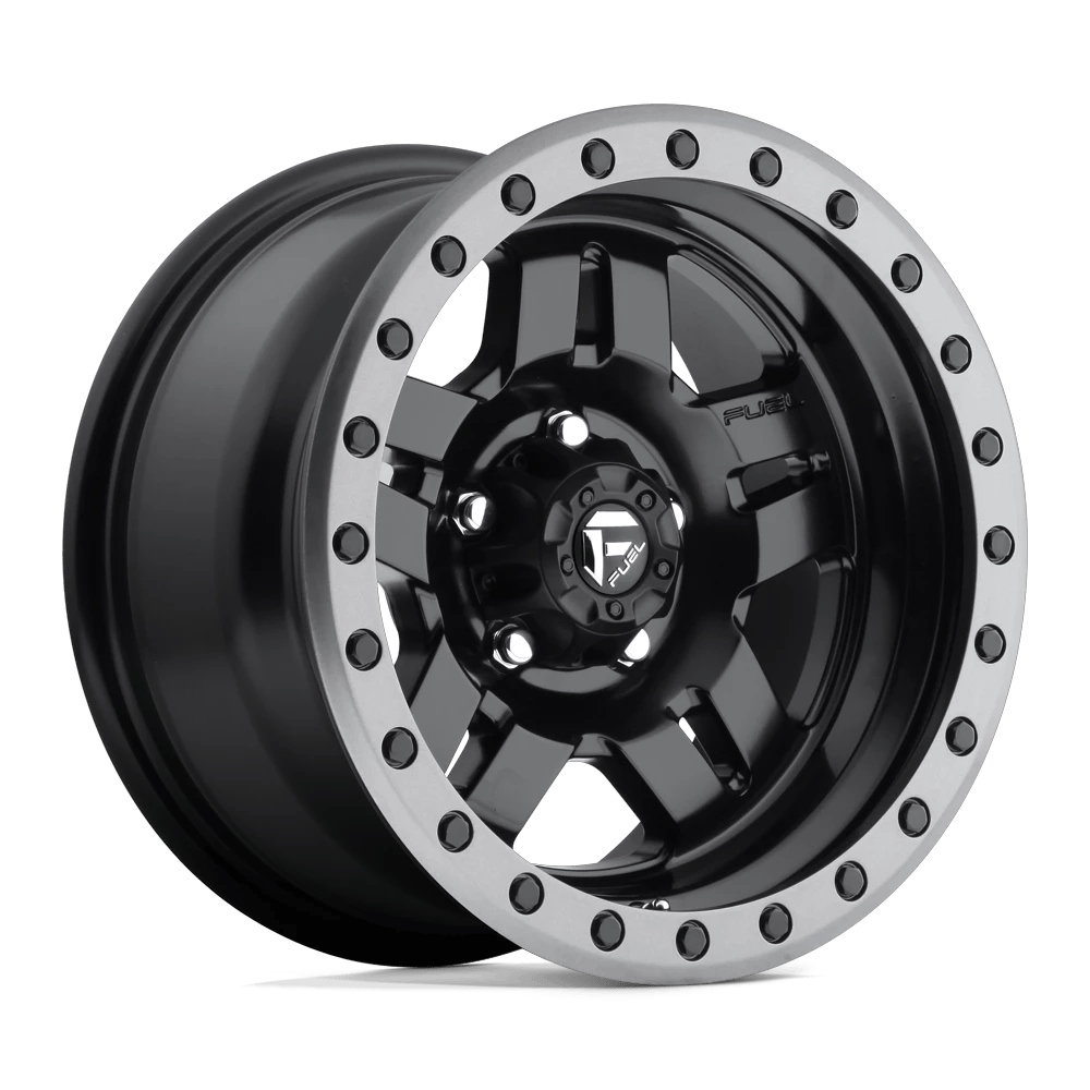 Fuel 1PC D557 ANZA 15x8 ET-18 5x114.3 Matte Black Gunmetal Ring