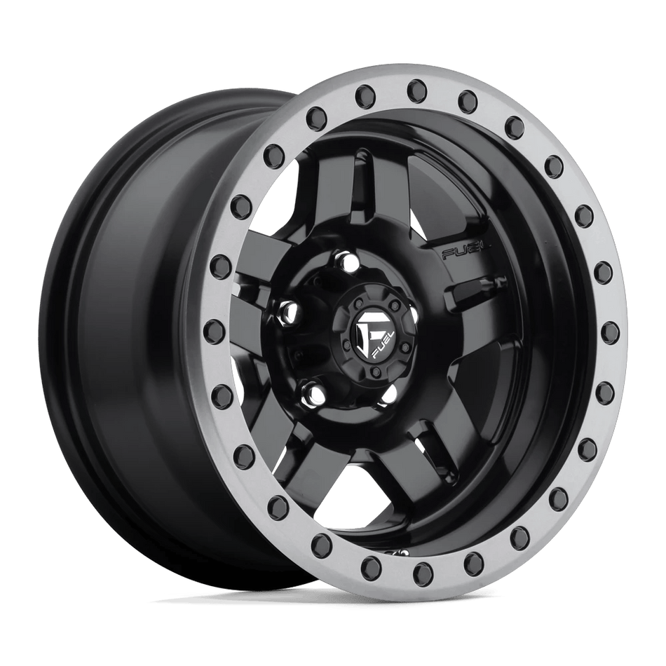 Fuel 1PC D557 ANZA 15x8 ET-18 5x114.3 Matte Black Gunmetal Ring