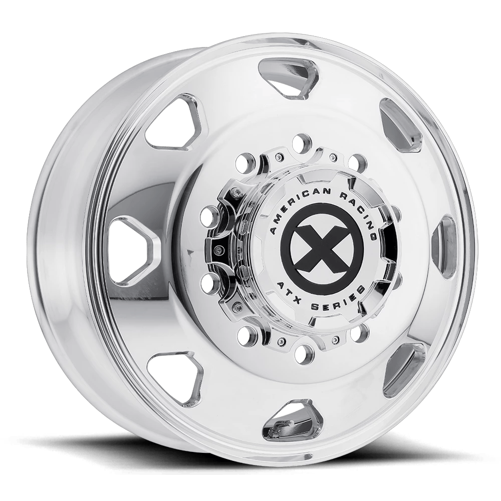 ATX AO401 OCTANE 17.5x6.75 ET0 8x165.1 Polished w/ Ar Guard
