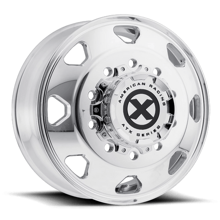 ATX AO401 OCTANE 17.5x6.75 ET0 8x165.1 Polished w/ Ar Guard