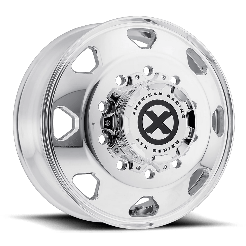 ATX AO401 OCTANE 17.5x6.75 ET0 8x165.1 Polished w/ Ar Guard