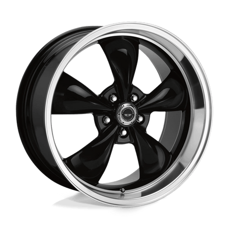 American Racing AR105 TORQ THRUST M 16x7 ET35 5x110 Gloss Black w/ Machined Lip
