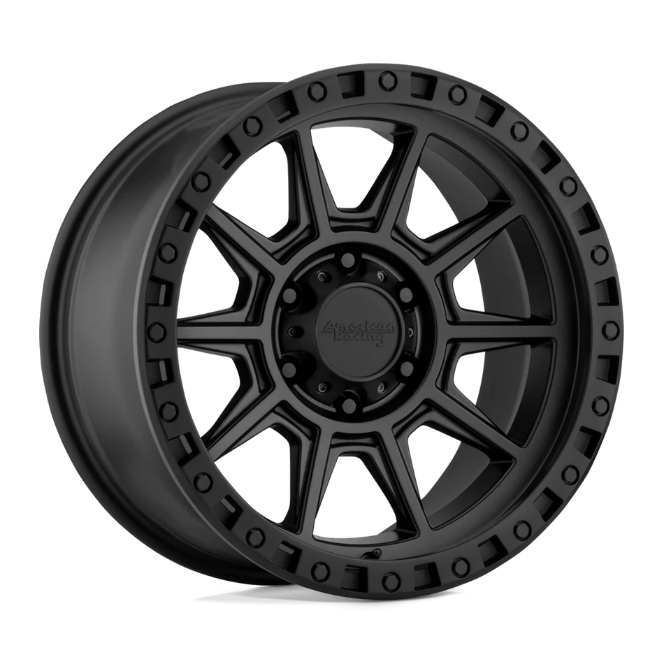 American Racing AR202 18x9 ET0 6x139.7 Cast Iron Black