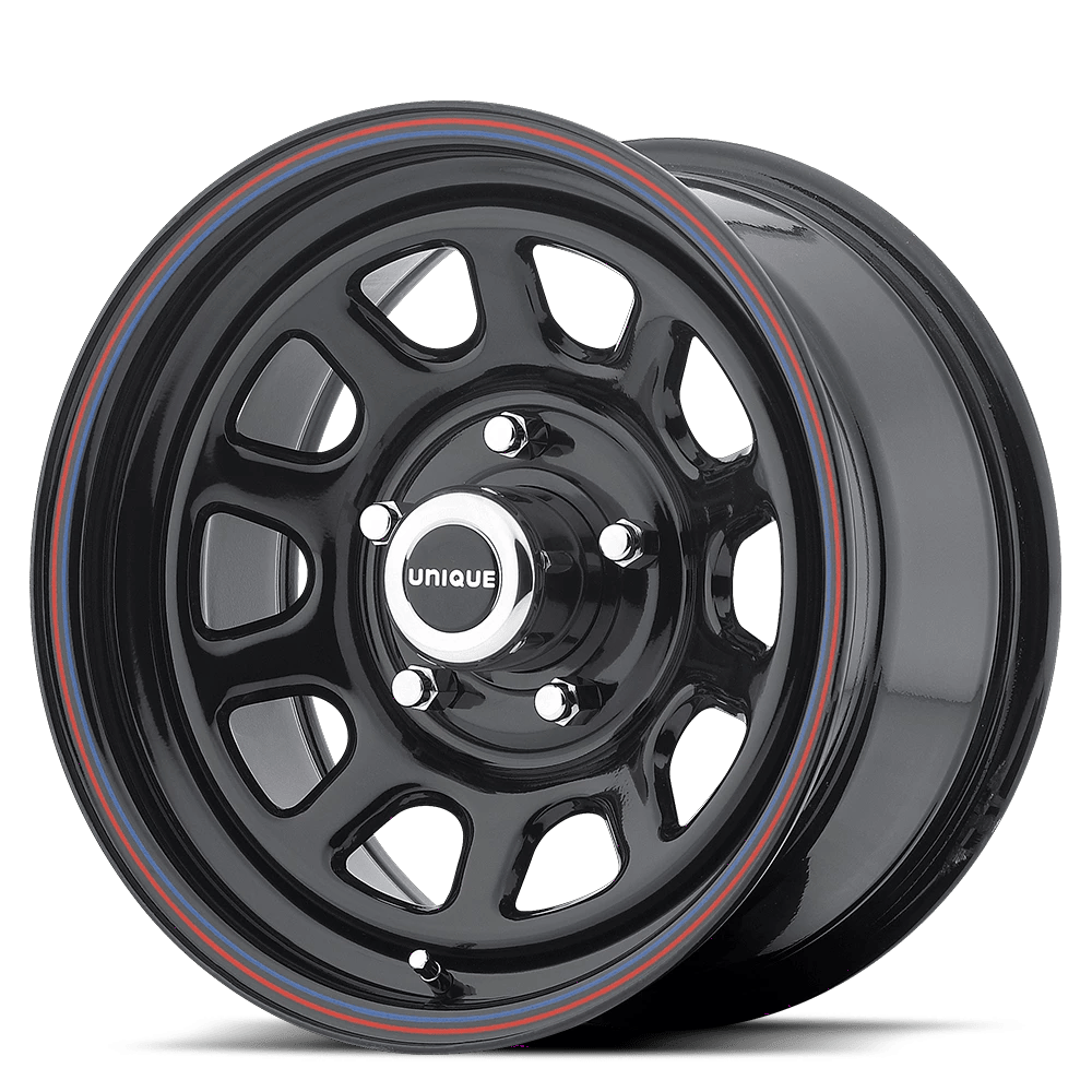 American Racing AR767 15x8 ET-11 5x127 Gloss Black w/ Stripes