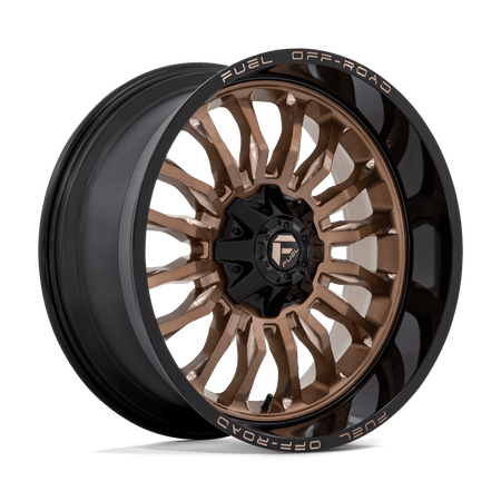 Fuel 1PC D797 ARC 22x10 ET-18 6x135/5.5 Platinum Bronze w/ Black Lip