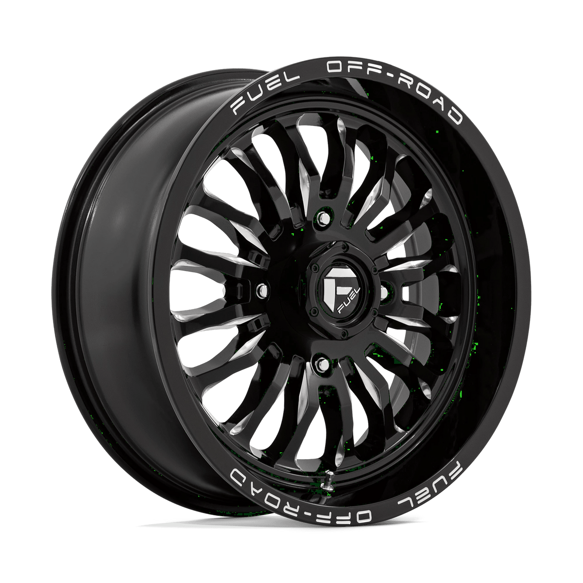 Fuel UTV D821 ARC UTV 20x7 ET13 4x137 Gloss Black Milled