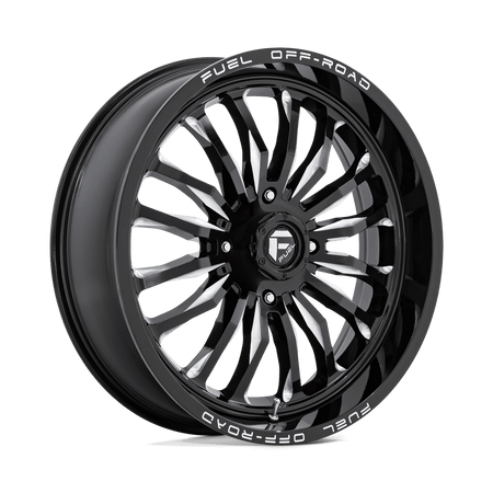 Fuel UTV D821 ARC UTV 22x7 ET13 4x156 Gloss Black Milled