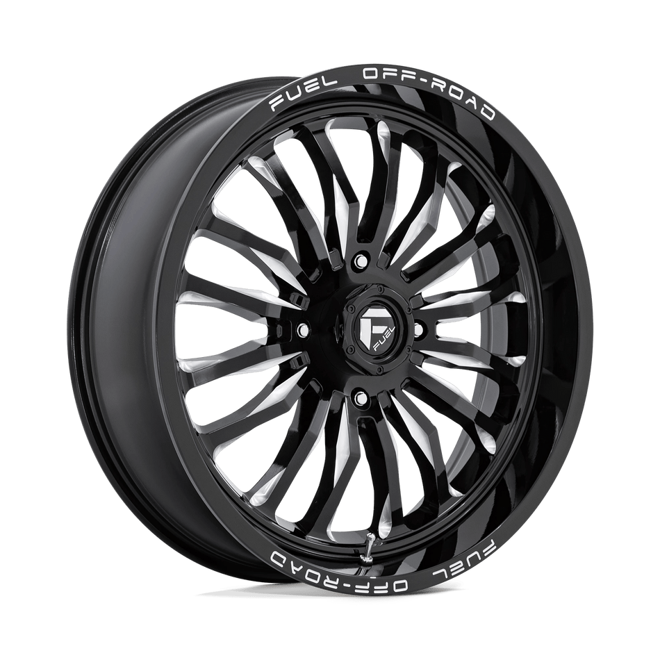 Fuel UTV D821 ARC UTV 22x7 ET13 4x156 Gloss Black Milled