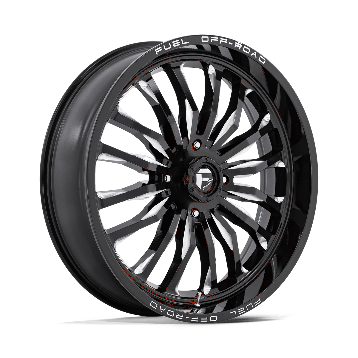 Fuel UTV D821 ARC UTV 24x7 ET13 4x156 Gloss Black Milled