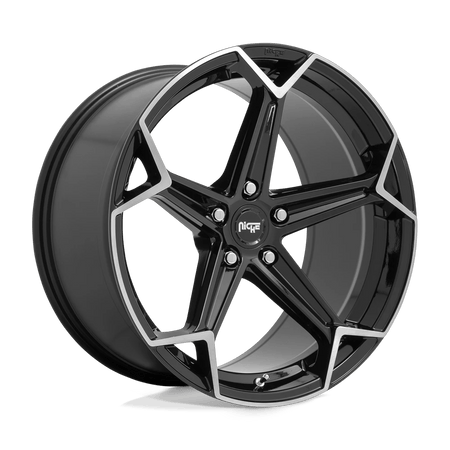 Niche 1PC N259 ARROW 20x10.5 ET20 5x115 Gloss Black Brushed