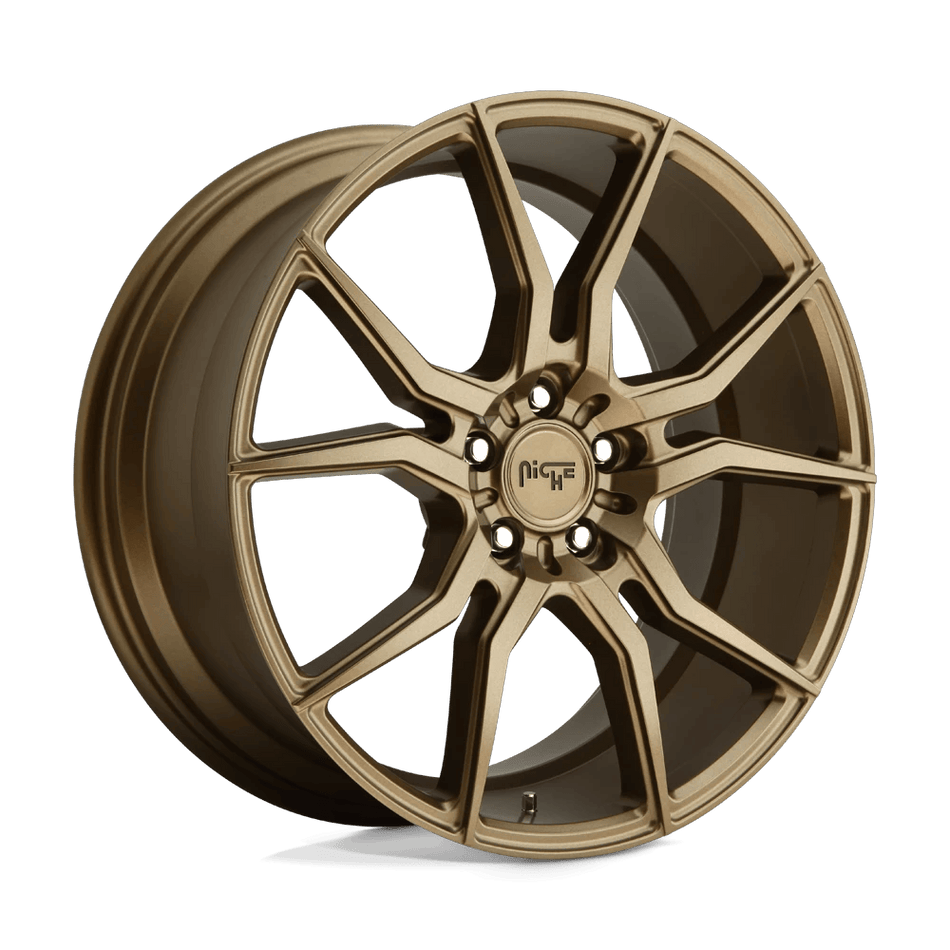Niche 1PC M167 ASCARI 20x10 ET40 5x120 Gloss Bronze