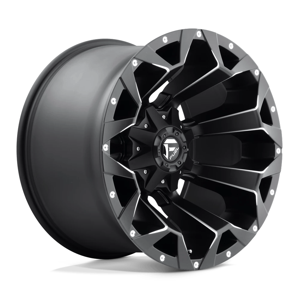 Fuel 1PC D546 ASSAULT 20x12 ET-43 6x135/5.5 Matte Black Milled