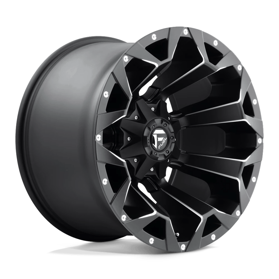 Fuel 1PC D546 ASSAULT 20x12 ET-43 6x135/5.5 Matte Black Milled