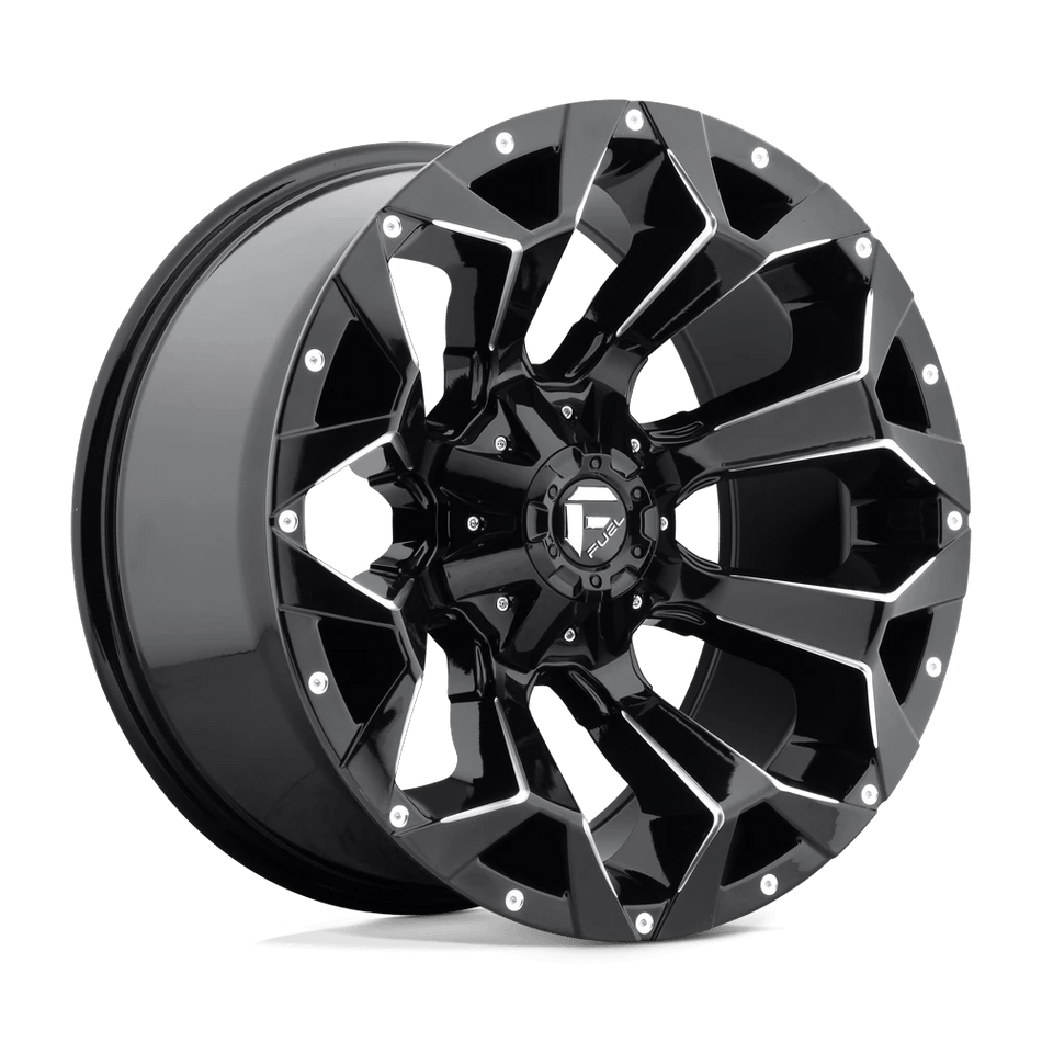 Fuel 1PC D576 ASSAULT 18x9 ET-13 6x135/5.5 Gloss Black Milled