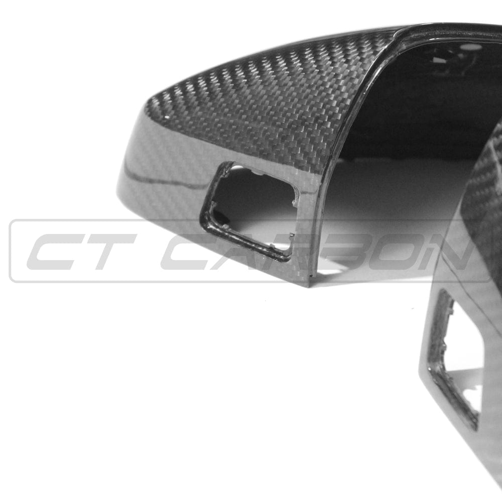CT CARBON AUDI A3 S3 RS3 8V PRE-PREG CARBON FIBRE MIRRORS - WITH LANE ASSIST