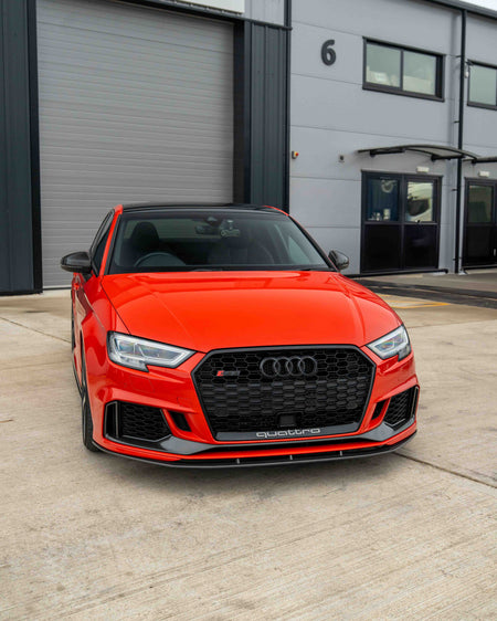 AUDI RS3 8V FACELIFT CARBON FIBRE BUMPER TRIM-Accessories-CT CARBON-CT Carbon - High-quality carbon fiber and gloss black aerodynamic parts for premium sports and luxury vehicles.