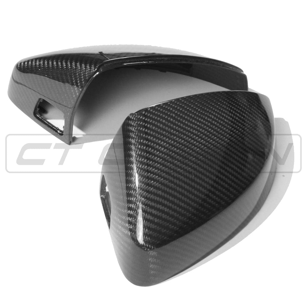 CT CARBON AUDI A3 S3 RS3 8V PRE-PREG CARBON FIBRE MIRRORS - WITH LANE ASSIST