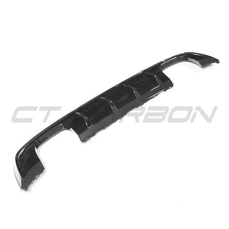 BLAK BY CT Spoiler AUDI A3/S3 8V FACELIFT SPORTBACK 5 DOOR GLOSS BLACK DIFFUSER