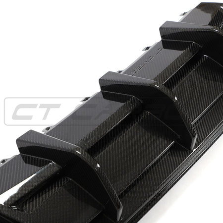 CT CARBON DIFFUSER AUDI A3/S3 8Y 2020+ CARBON FIBRE DIFFUSER - CT DESIGN