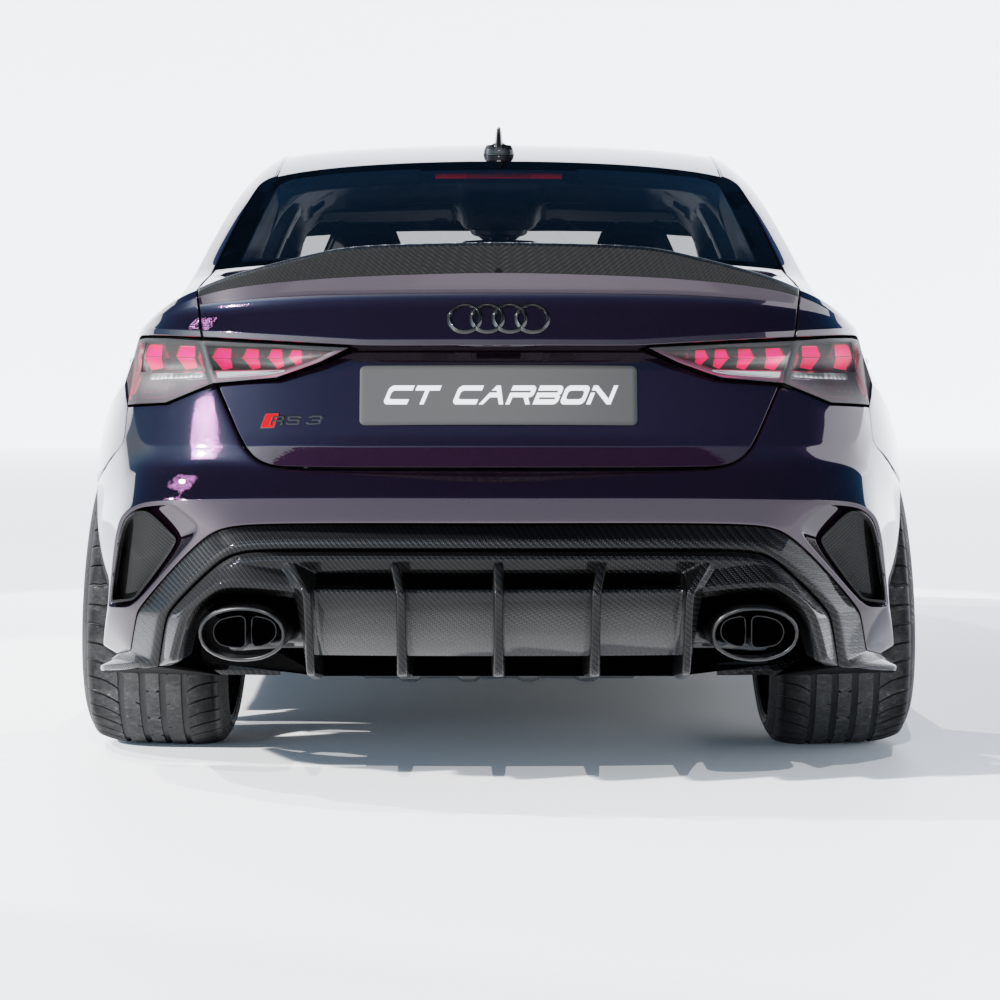 AUDI A3/S3/RS3 8Y 2022+ SALOON CARBON FIBRE SPOILER - CT DESIGN V2