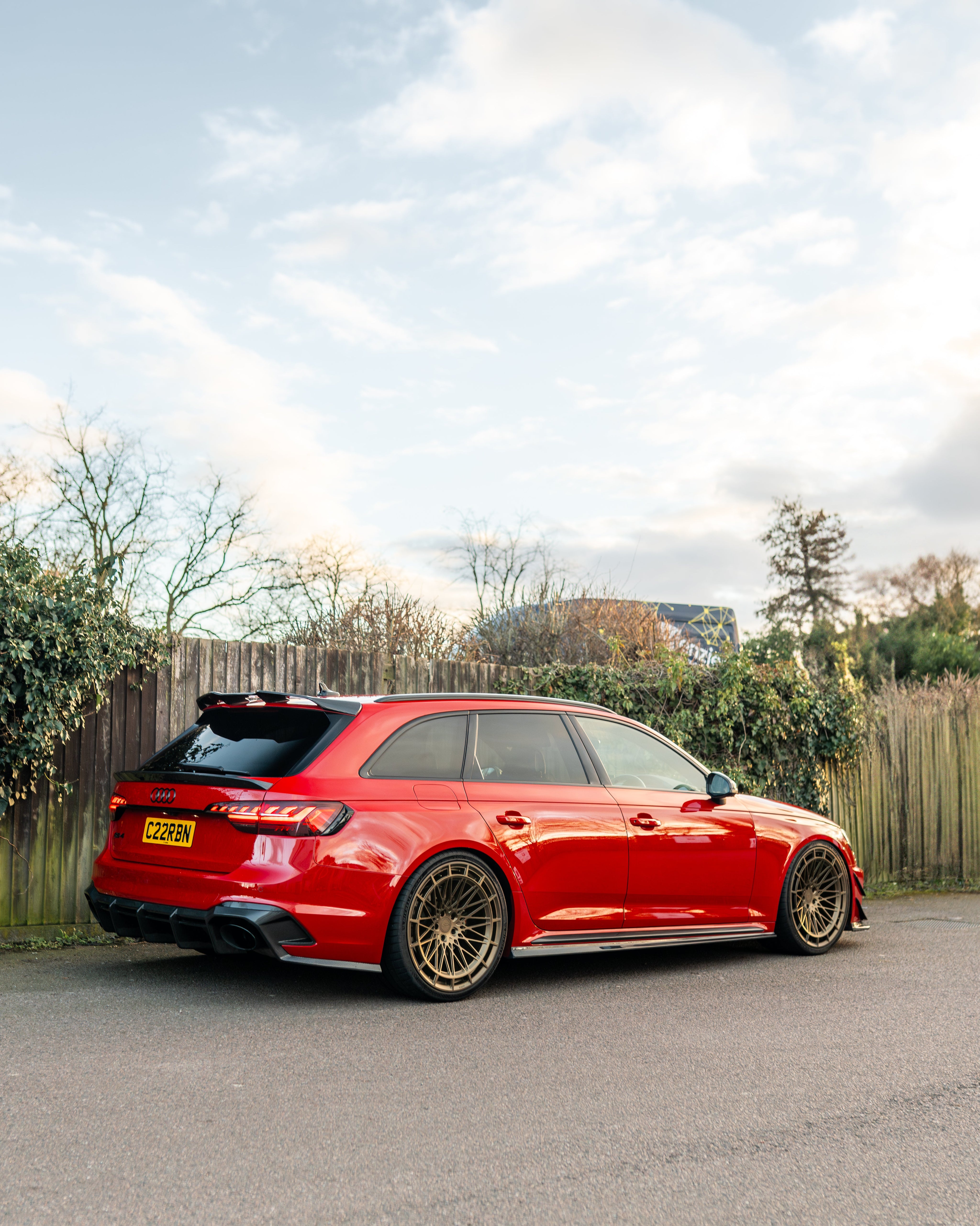 AUDI A4/S4/RS4 B9 & 9.5 CARBON FIBRE MIDDLE SPOILER - CT DESIGN-Spoiler-CT CARBON-CT Carbon - High-quality carbon fiber and gloss black aerodynamic parts for premium sports and luxury vehicles.