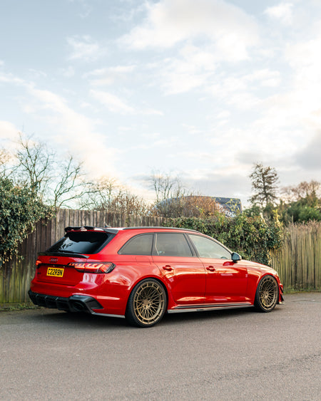 AUDI A4/S4/RS4 B9 & 9.5 CARBON FIBRE MIDDLE SPOILER - CT DESIGN-Spoiler-CT CARBON-CT Carbon - High-quality carbon fiber and gloss black aerodynamic parts for premium sports and luxury vehicles.