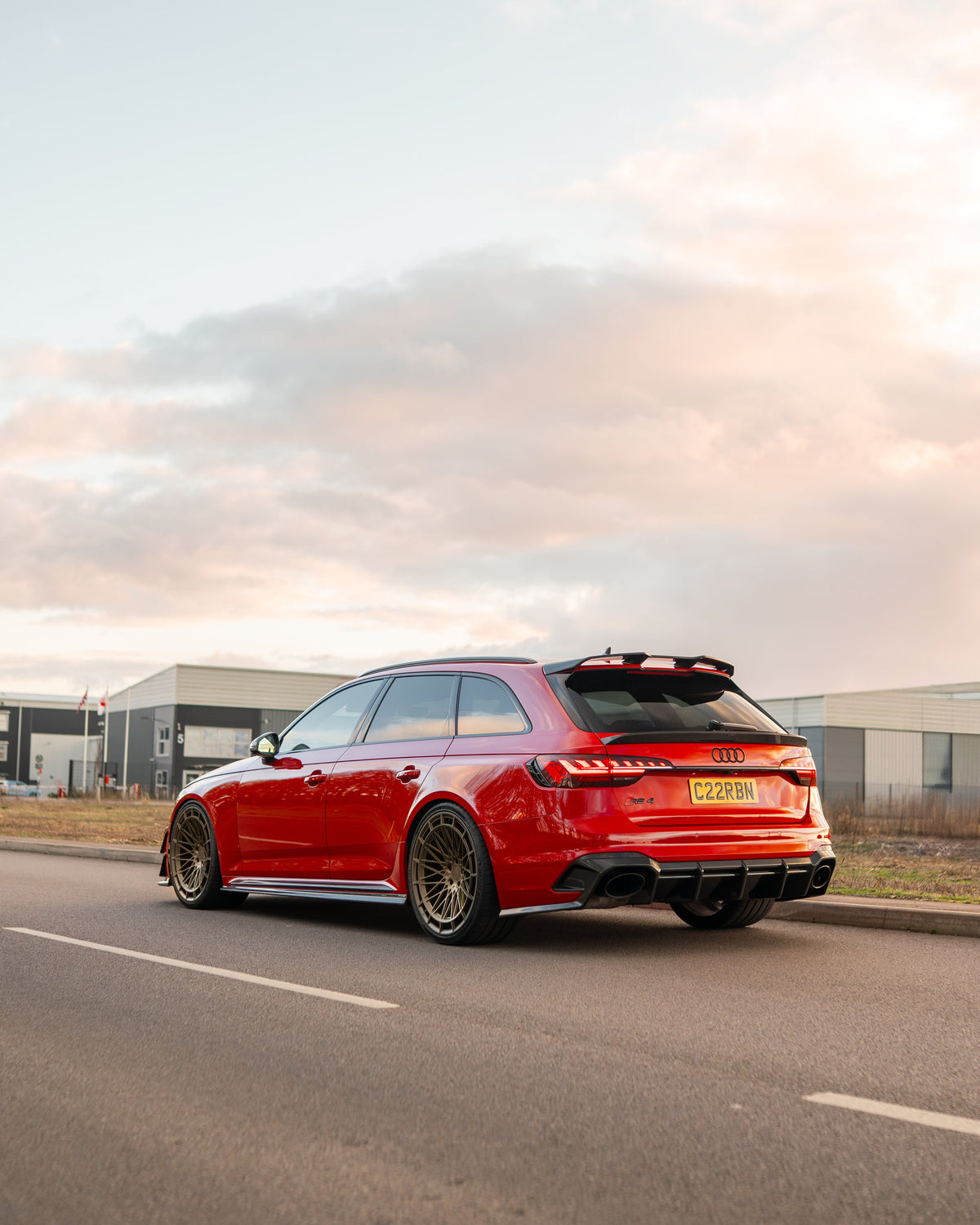 AUDI A4/S4/RS4 B9 & 9.5 CARBON FIBRE MIDDLE SPOILER - CT DESIGN-Spoiler-CT CARBON-CT Carbon - High-quality carbon fiber and gloss black aerodynamic parts for premium sports and luxury vehicles.