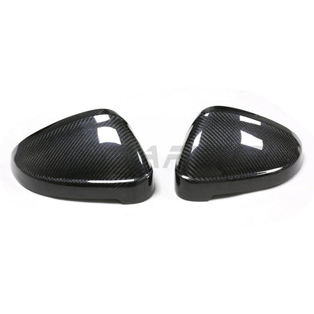 AUDI A4/S4/RS4/A5/S5/RS5 B9 2016-2025 PRE-PREG CARBON FIBRE MIRRORS - WITHOUT LANE ASSIST-Accessories-CT CARBON-CT Carbon - High-quality carbon fiber and gloss black aerodynamic parts for premium sports and luxury vehicles.