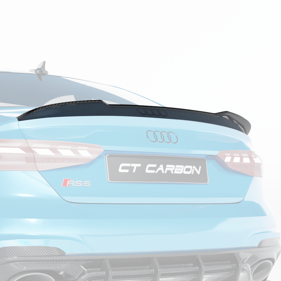 AUDI A5/S5/RS5 B9.5 COUPE 2016-2025 CARBON FIBRE SPOILER - CT DESIGN