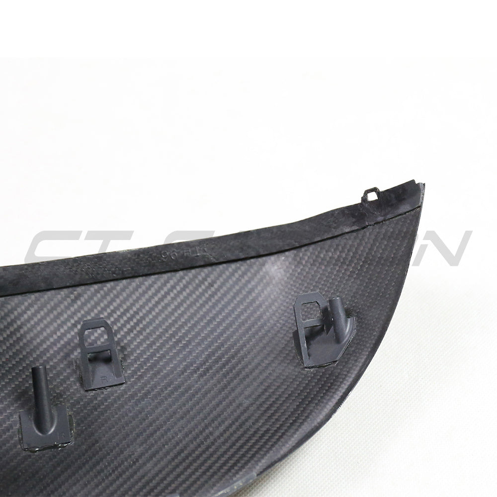 AUDI Q8/SQ8/RSQ8 & LAMBORGHINI URUS CARBON FIBRE MIRRORS - WITH LANE ASSIST-Accessories-CT CARBON-CT Carbon - High-quality carbon fiber and gloss black aerodynamic parts for premium sports and luxury vehicles.