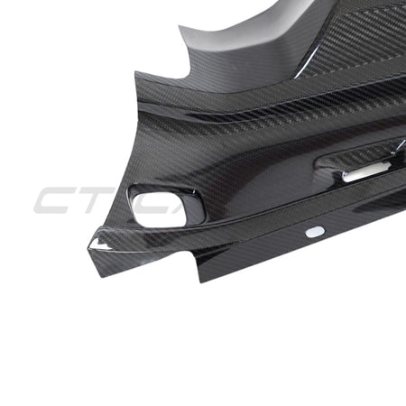 AUDI R8 COUPE 2015-2024 CARBON FIBRE ENGINE BAY TRIM