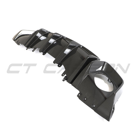 AUDI R8 V10 GEN 2.5 CARBON FIBRE DIFFUSER-Diffuser-CT CARBON-CT Carbon - High-quality carbon fiber and gloss black aerodynamic parts for premium sports and luxury vehicles.