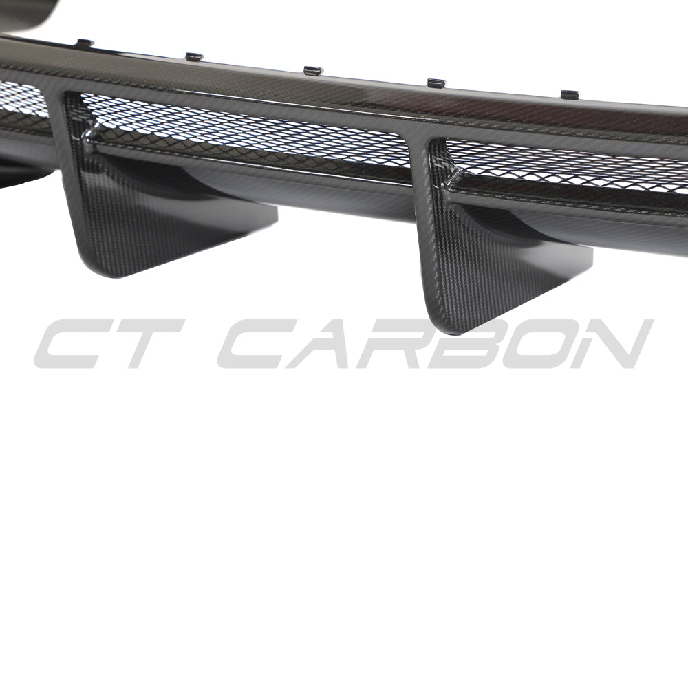 AUDI R8 V10 GEN 2.5 CARBON FIBRE DIFFUSER-Diffuser-CT CARBON-CT Carbon - High-quality carbon fiber and gloss black aerodynamic parts for premium sports and luxury vehicles.