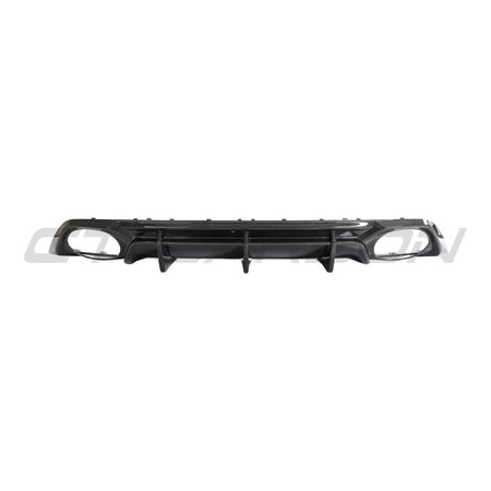 AUDI RS3 8Y 2022-2024 CARBON FIBRE REAR DIFFUSER V2 - CT DESIGN-Diffuser-CT CARBON-CT Carbon - High-quality carbon fiber and gloss black aerodynamic parts for premium sports and luxury vehicles.