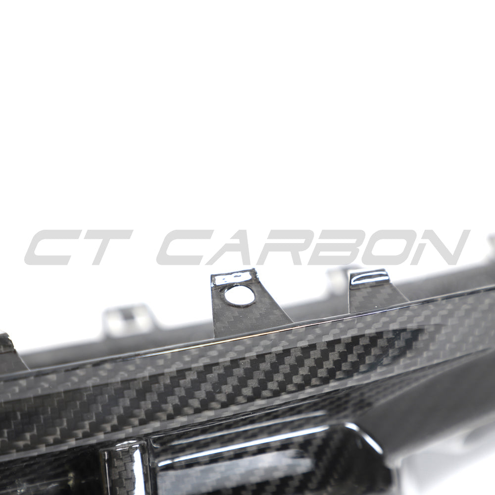 AUDI RS3 8Y 2022-2024 CARBON FIBRE REAR DIFFUSER V2 - CT DESIGN-Diffuser-CT CARBON-CT Carbon - High-quality carbon fiber and gloss black aerodynamic parts for premium sports and luxury vehicles.